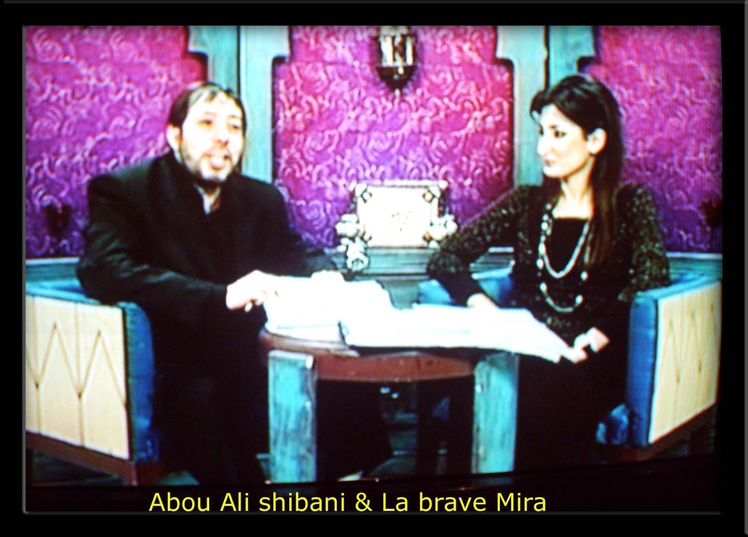 Abou Ali Chibani avec l'admirable Souer Mira